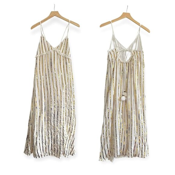 Sundress Madeline Dress in Off White & Gold Sequins, Size XS, New with tag - Picture 15 of 15